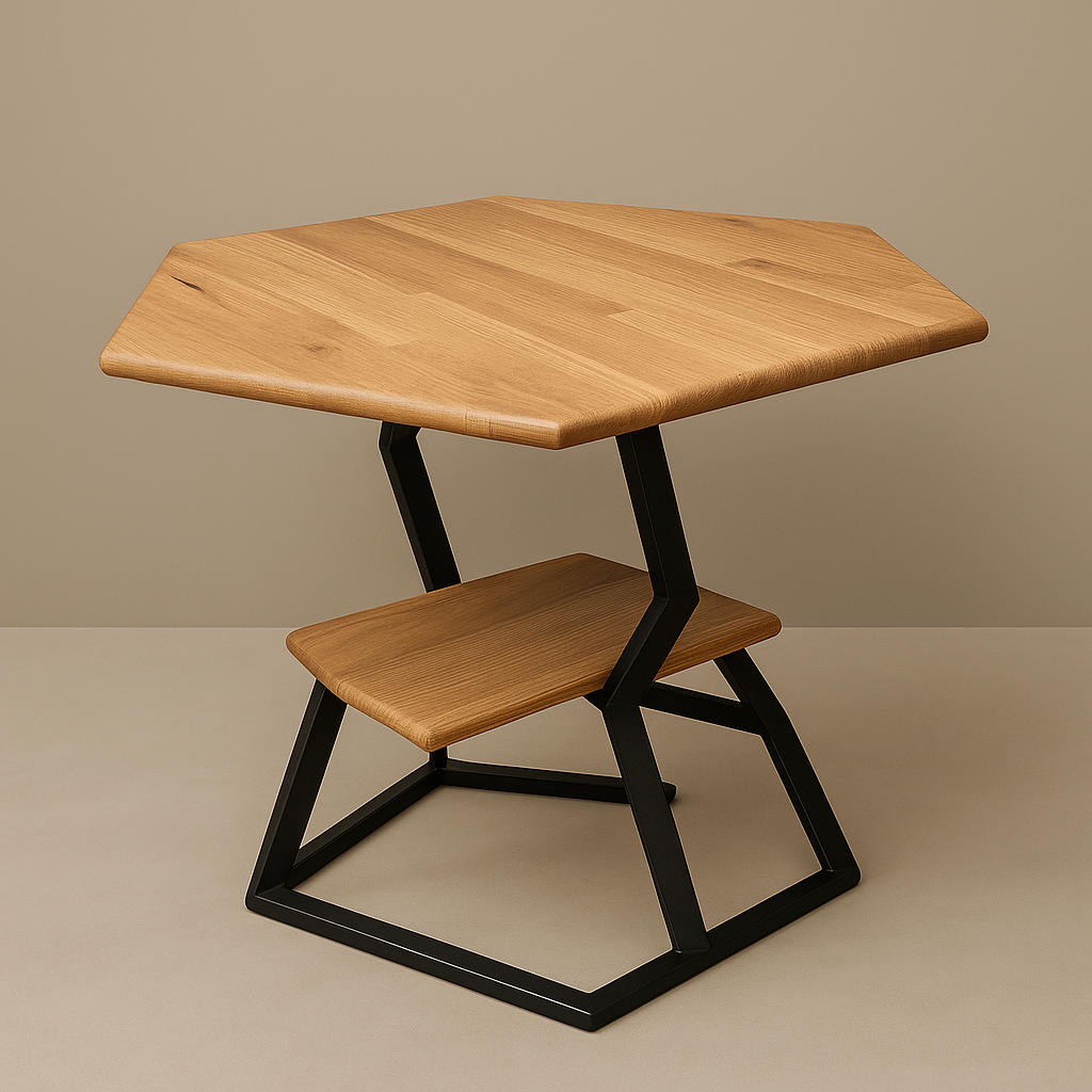 Massivholz Couchtisch modern